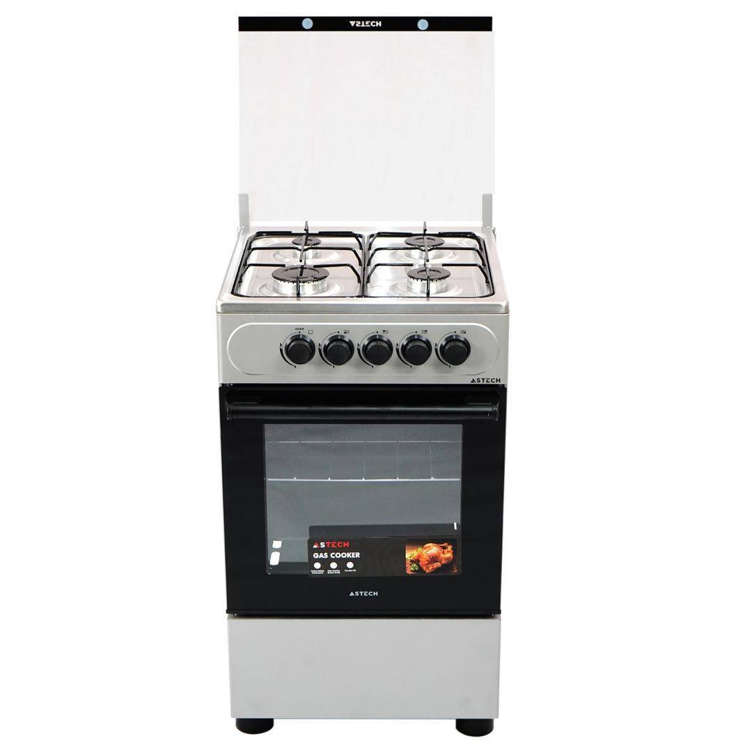 CUISINIERE ASTECH 4FEUX 50X50 A GAZ GRIS V