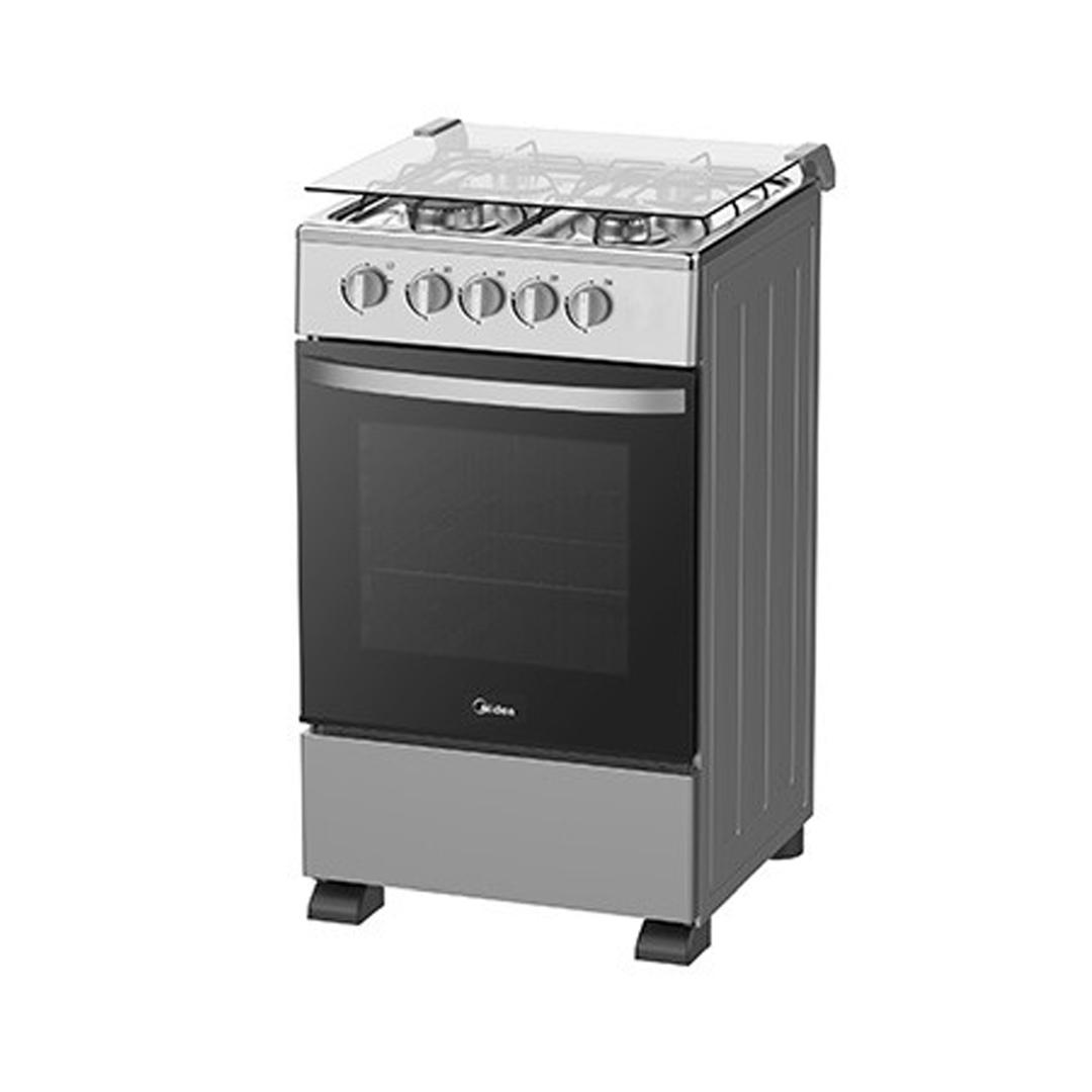 CUISINIERE MIDEA 4FEUX 50X55 GRIS M