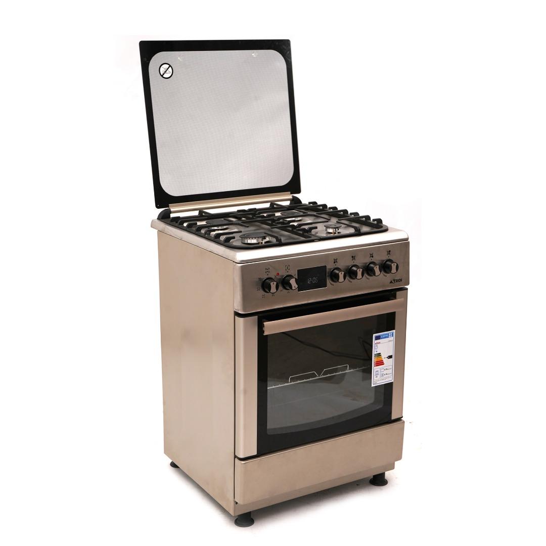 CUISINIERE ASTECH 4FEUX A GAZ 60X60 FOUR ELECTRIQUE FULL OPTION